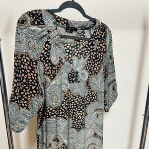 Blouse / Dress with fun fall print